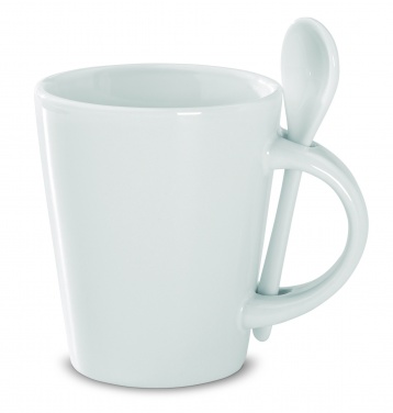 Logo trade promotional gift photo of: Sublimation mug with spoon