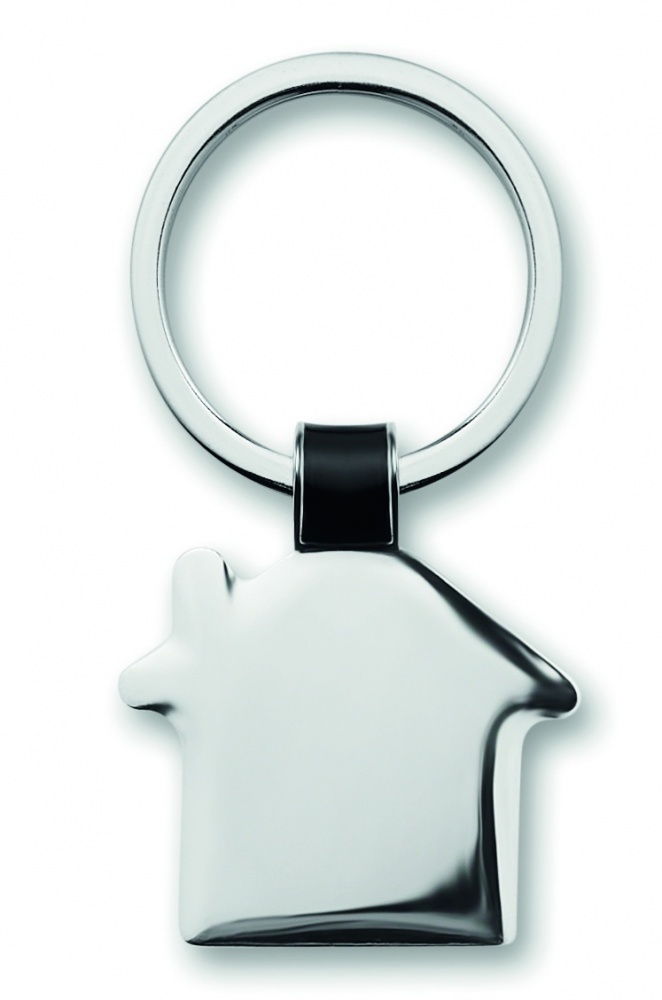 Logotrade corporate gift image of: House shaped key ring Riga