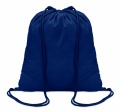 100gr/m² cotton drawstring bag, Blue