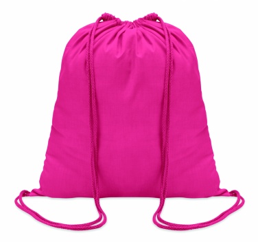 Logo trade promotional items image of: 100gr/m² cotton drawstring bag