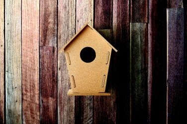 Logo trade promotional items picture of: Wooden bird house