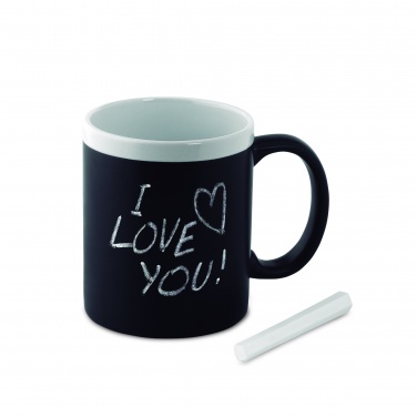 Logo trade promotional giveaways image of: Chalk mug 300 ml