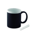 Chalk mug 300 ml, White