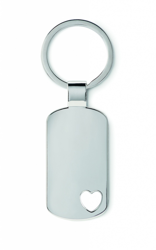 Logotrade advertising product picture of: Key ring with heart detail Jūrmala