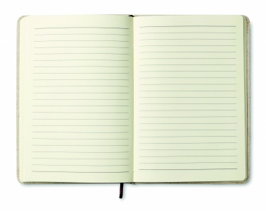 Logo trade promotional products image of: A5 canvas notebook