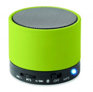 Logo trade promotional item photo of: Round wireless speaker