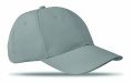 6 panels baseball cap, Grey