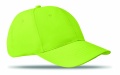 6 panels baseball cap, Lime