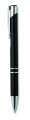 Push button aluminium pen, Black