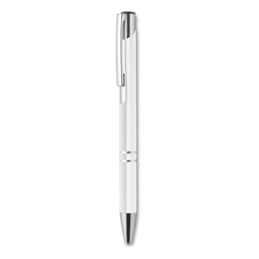 Logotrade promotional item image of: Push button aluminium pen