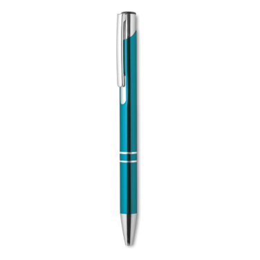 Logotrade promotional item image of: Push button aluminium pen