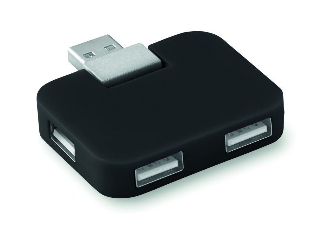 Logo trade business gift photo of: 4 port USB hub