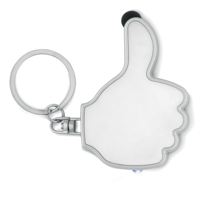 Logotrade promotional product picture of: Thumbs up led light w/key ring Valmiera