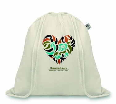 Logo trade promotional giveaway photo of: 105gr/m² organic cotton bag