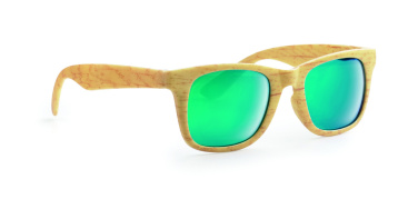 Logo trade corporate gift photo of: Wooden look sunglasses MAARDU