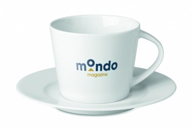 Logotrade promotional giveaways photo of: Cappuccino cup and saucer