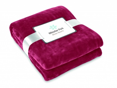 Logo trade promotional items picture of: Blanket flannel