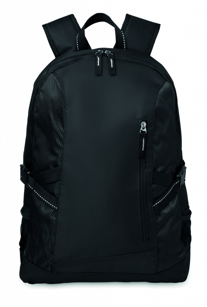 Logo trade promotional gift photo of: Polyester laptop backpack