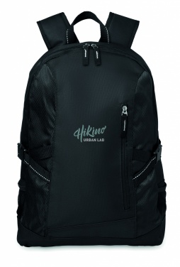 Logo trade promotional gift photo of: Polyester laptop backpack