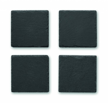 Logotrade promotional merchandise photo of: Slate coasters with EVA bottom