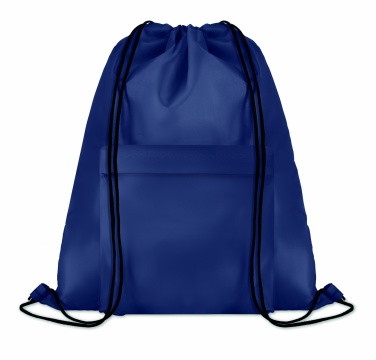 Logo trade promotional giveaways picture of: 210D Polyester drawstring bag