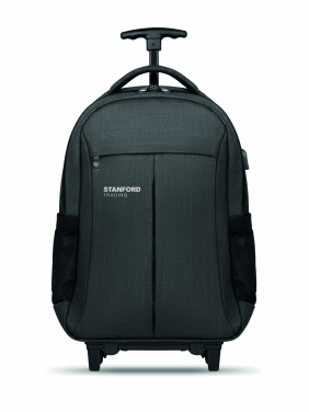 Logo trade promotional giveaways image of: Trolley backpack in 360D