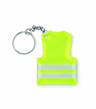 Logo trade promotional item photo of: Key ring with reflecting vest Jekabpils