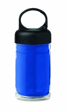 Logo trade promotional items image of: Cooling towel in PET bottle