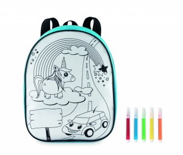 Logo trade promotional gift photo of: Backpack with 5 markers