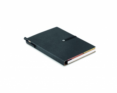 Logo trade advertising product photo of: Notebook w/pen & memo pad