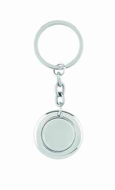 Logo trade promotional gifts picture of: Key ring with token Cēsis