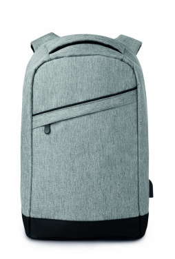 Logotrade corporate gift image of: 2 tone backpack incl USB plug