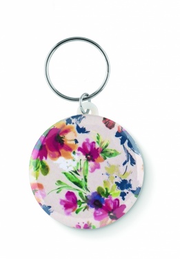 Logotrade promotional merchandise picture of: Small pin button key ring Tukums