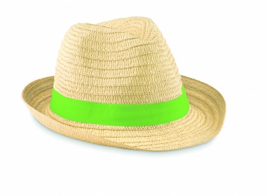 Logo trade promotional items image of: Paper straw hat