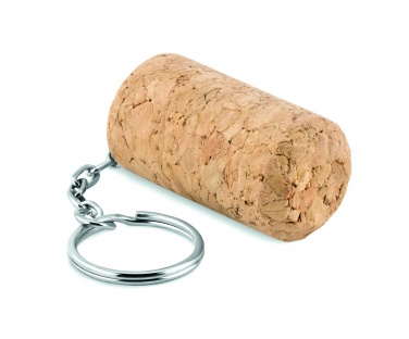 Logotrade promotional gift picture of: Wine cork key ring Sigulda