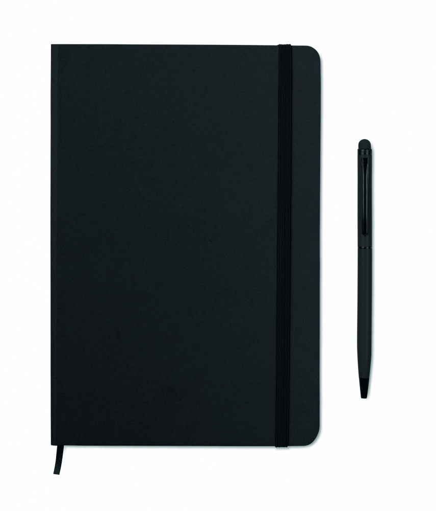 Logotrade business gift image of: A5 notebook w/stylus 72 lined