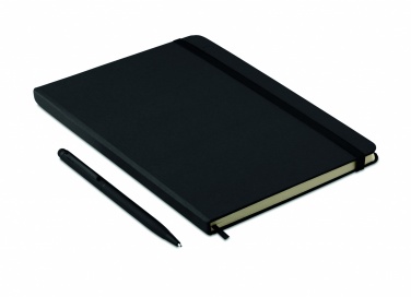 Logo trade promotional gifts image of: A5 notebook w/stylus 72 lined