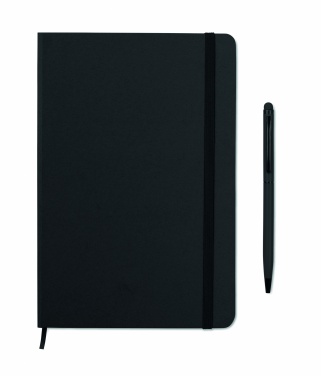 Logotrade promotional merchandise photo of: A5 notebook w/stylus 72 lined