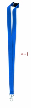 Logotrade promotional giveaway picture of: Lanyard with metal hook 20 mm