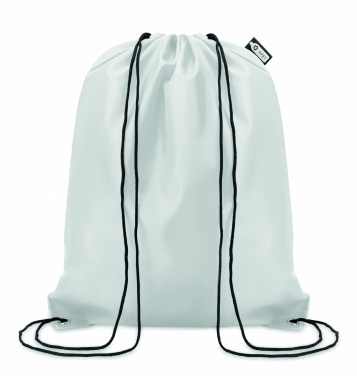 Logo trade promotional merchandise image of: 190T RPET drawstring bag