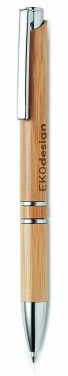 Logo trade advertising products picture of: Bamboo automatic ball pen