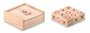 Logotrade promotional giveaway picture of: Wooden tic tac toe