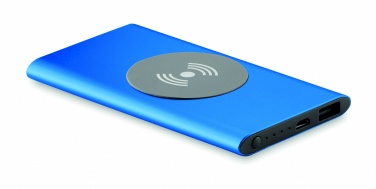 Logo trade advertising products picture of: Wireless Power bank 4000mAh