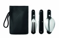 3-piece camping utensils set, Black