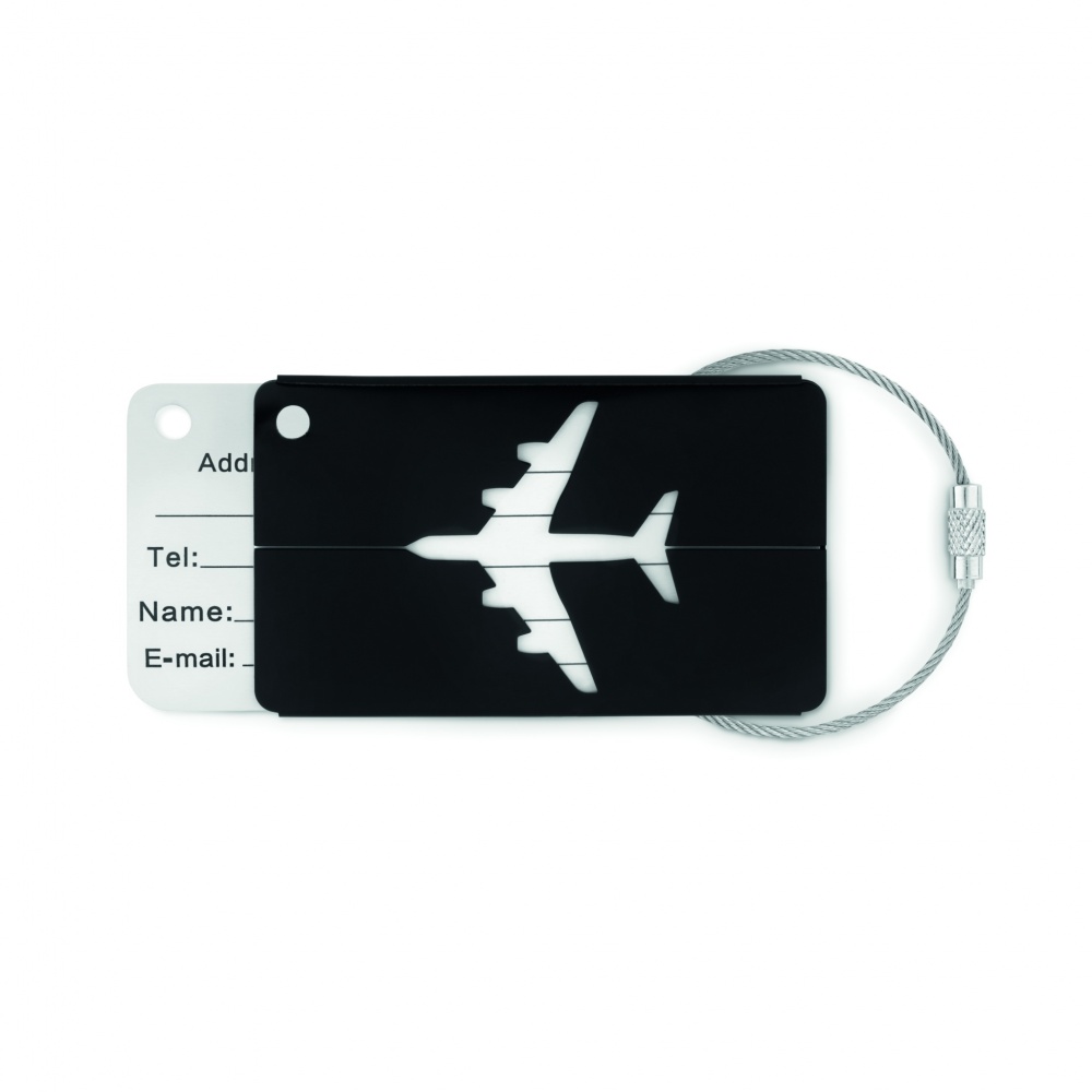 Logotrade promotional merchandise picture of: Aluminium luggage tag