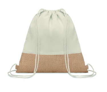 Logotrade promotional gift picture of: Drawstring bag w/ jute details