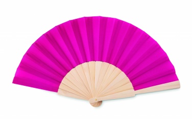 Logo trade promotional gifts picture of: Manual hand fan wood