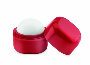 Logo trade promotional merchandise image of: Lip balm in cube box