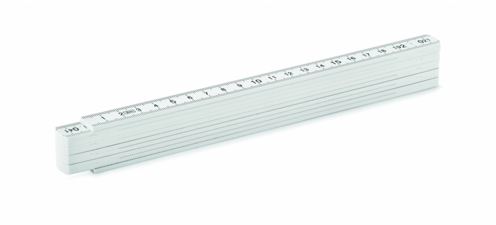 Logo trade promotional giveaway photo of: Folding ruler 2m