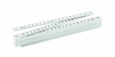 Logo trade business gifts image of: Folding ruler 2m